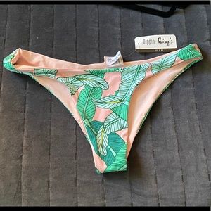 Dippin’ Daisy’s Palm Print Bikini Bottom
